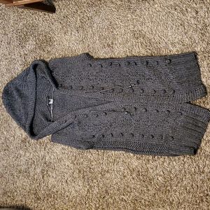 Mango long sweater hoodie